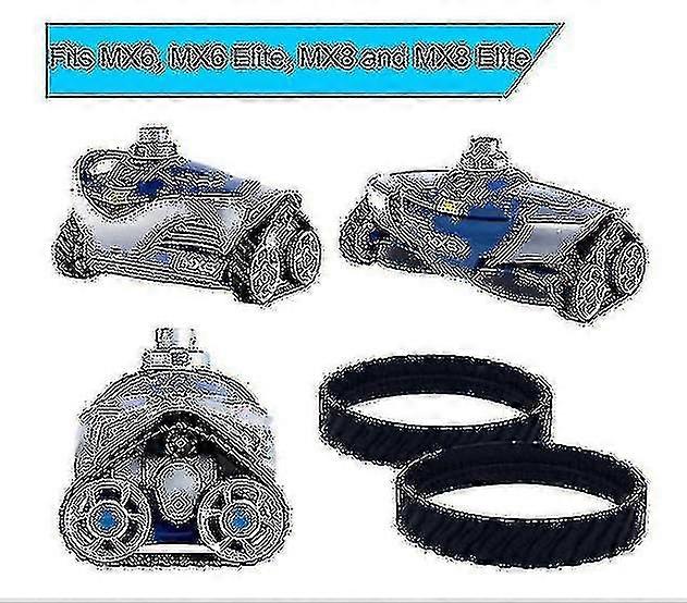 2 Replacement Tracks For Zodiac Mx8 And Mx6 Robots -