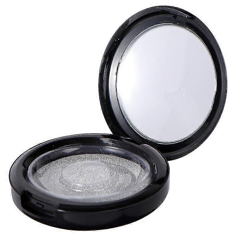 1pc Round False Eyelash Case Plastic Eyelash Packing Box Round Eyelash Tray Holder For Home Use (random Color)