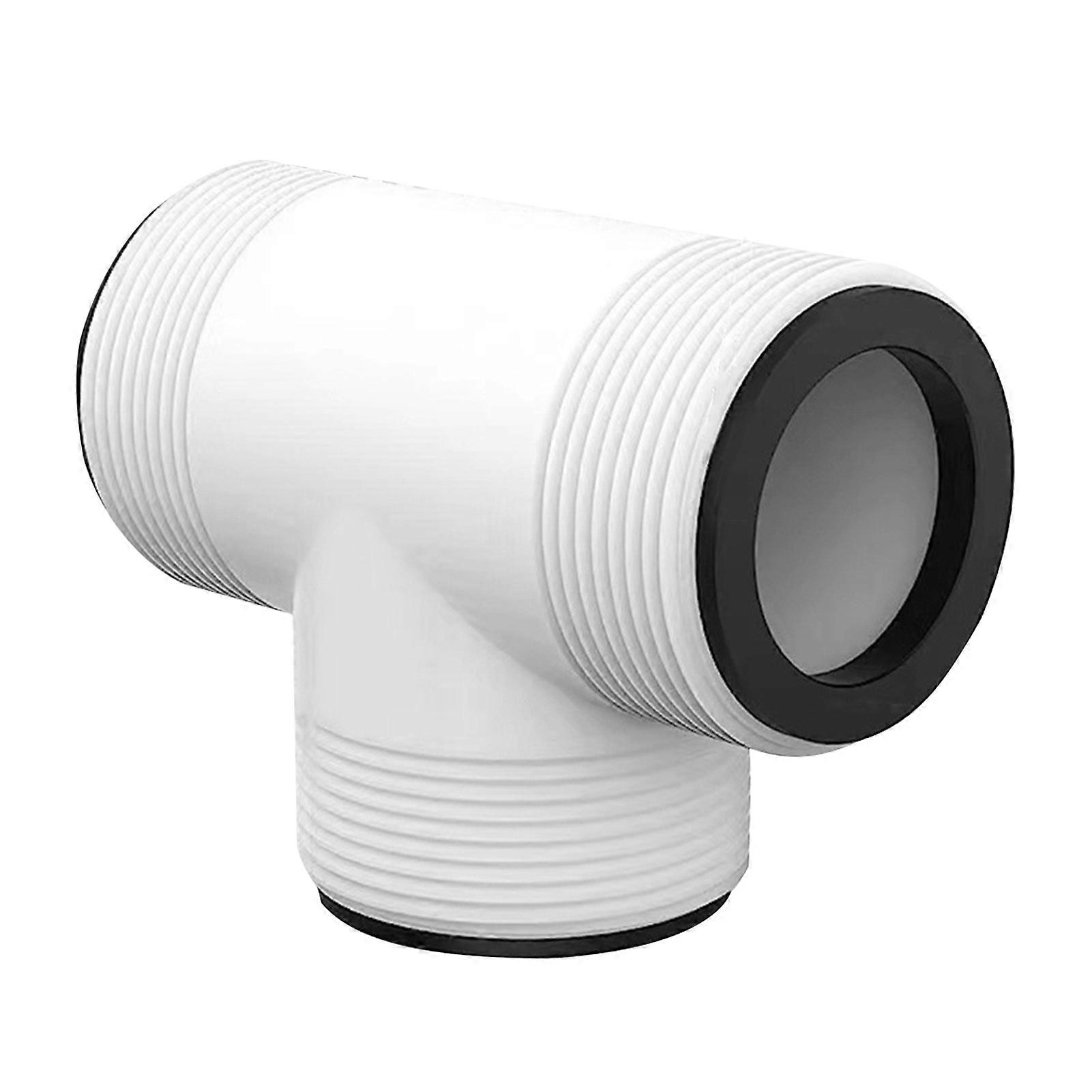 Hose Connector for Intex Coleman Pool Hose T Splitter with 3 L Rings Efficient Flow Distribution Swimming Pump Hose T-Joint Connector for 1.5 Inch Poo