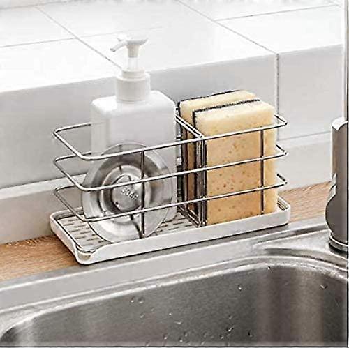 Multifunctional 304 Stainless Steel Kitchen Sink Sponge Holder
