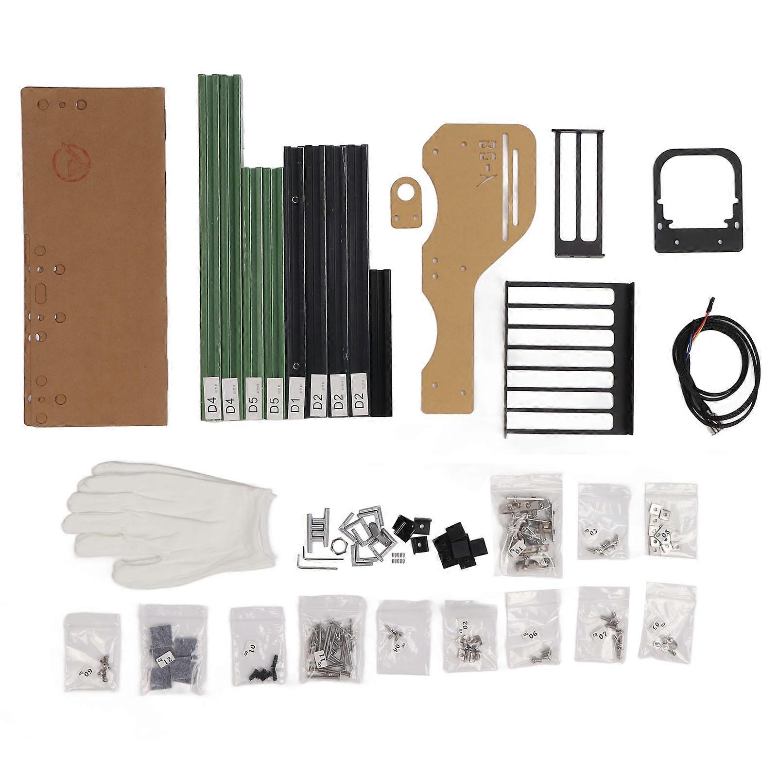 Computer Open Case Bracket Excellent Heat Dissipation Vertical Aluminum DIY Frame ATX MATX ITX Open Computer Case Green Black