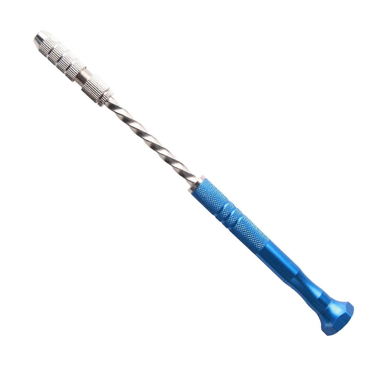 Semi Automatic Spiral Hand Drill Rotary Tool Pendant Walnut Hand Twist Drill