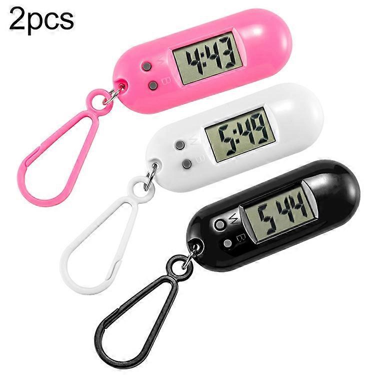 2 PCS Student Exam Electronic Watch Round Sleek Round Sleek