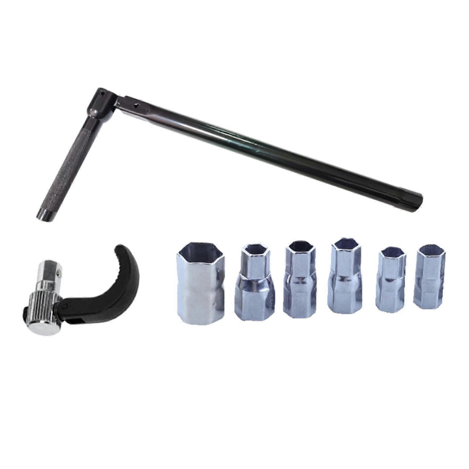 9-17mm Wrench Socket, Plumber Back Nut Set, Bathroom Faucet Wrench Hardened Faucet Repairing Removal Tool Durable Hand Tools