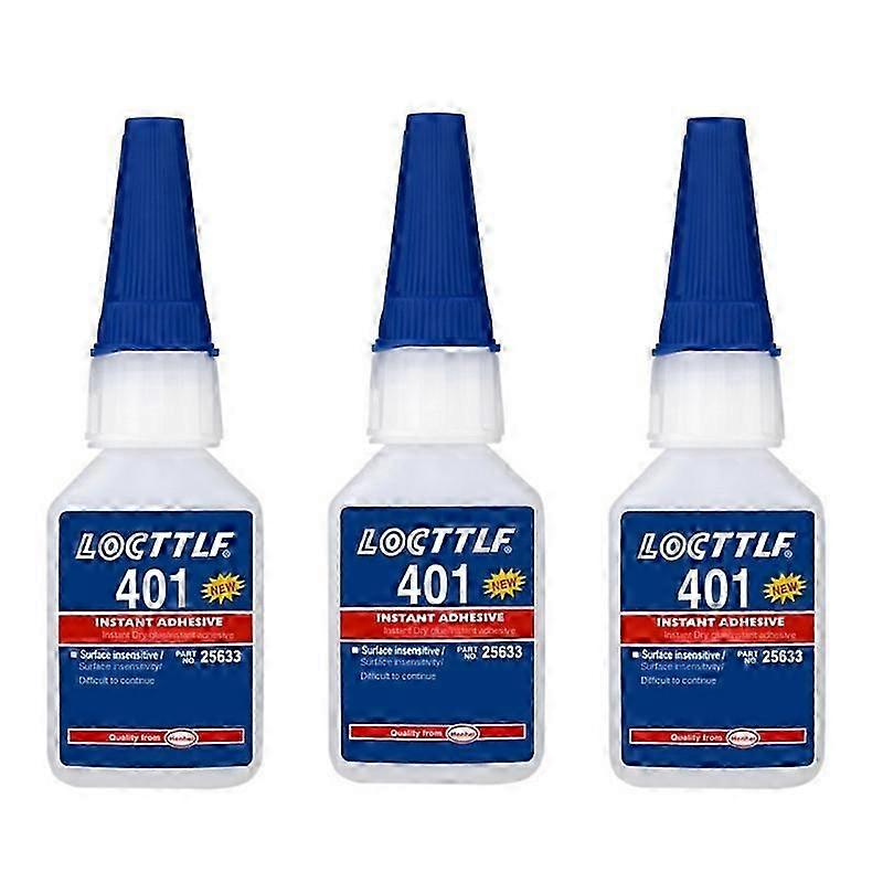 3x Loctite Henkel 401 (20 ml) secondelijm