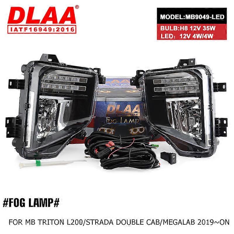 Applicable To Mitsubishi Pickup Triton L200/ 4X4 Strada2019 Led Fog Lights