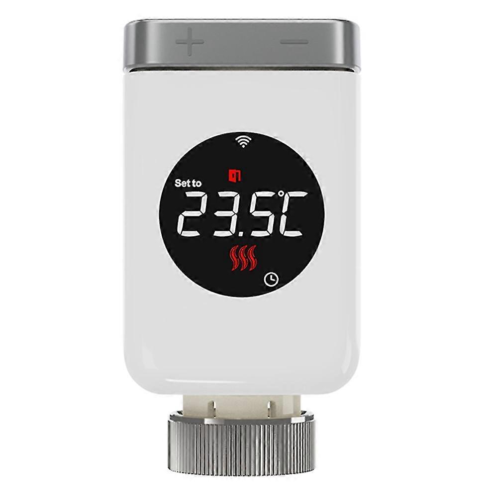 Tuya Smart Wifi Thermostatic Head Radiator Valve Actuator Heating Temperature Controller For Alexa Google Home