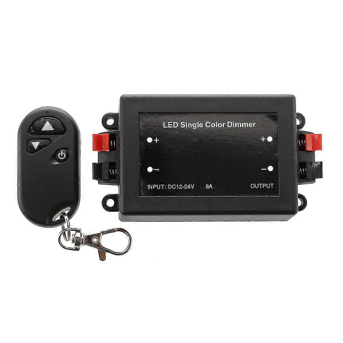 DC 12V Einfarbiger LED-Dimmer-Controller + HF-Fernbedienung