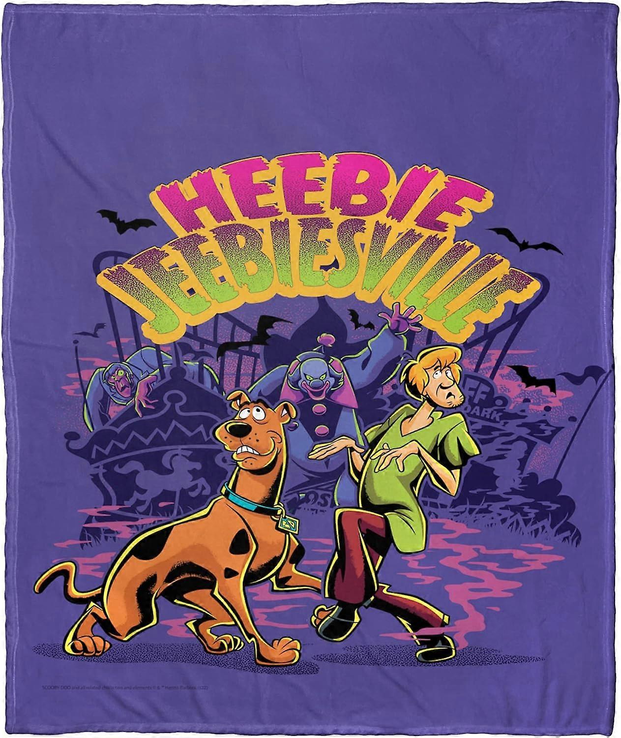 سكوبي دو حرير يعمل باللمس رمي بطانية ، هيبي جيبيسفيل أغطية تنين أفخم دافئة دافئة وخفيفة الوزن لغرفة النوم أريكة ديكور المنزل هدايا للنساء المحبات