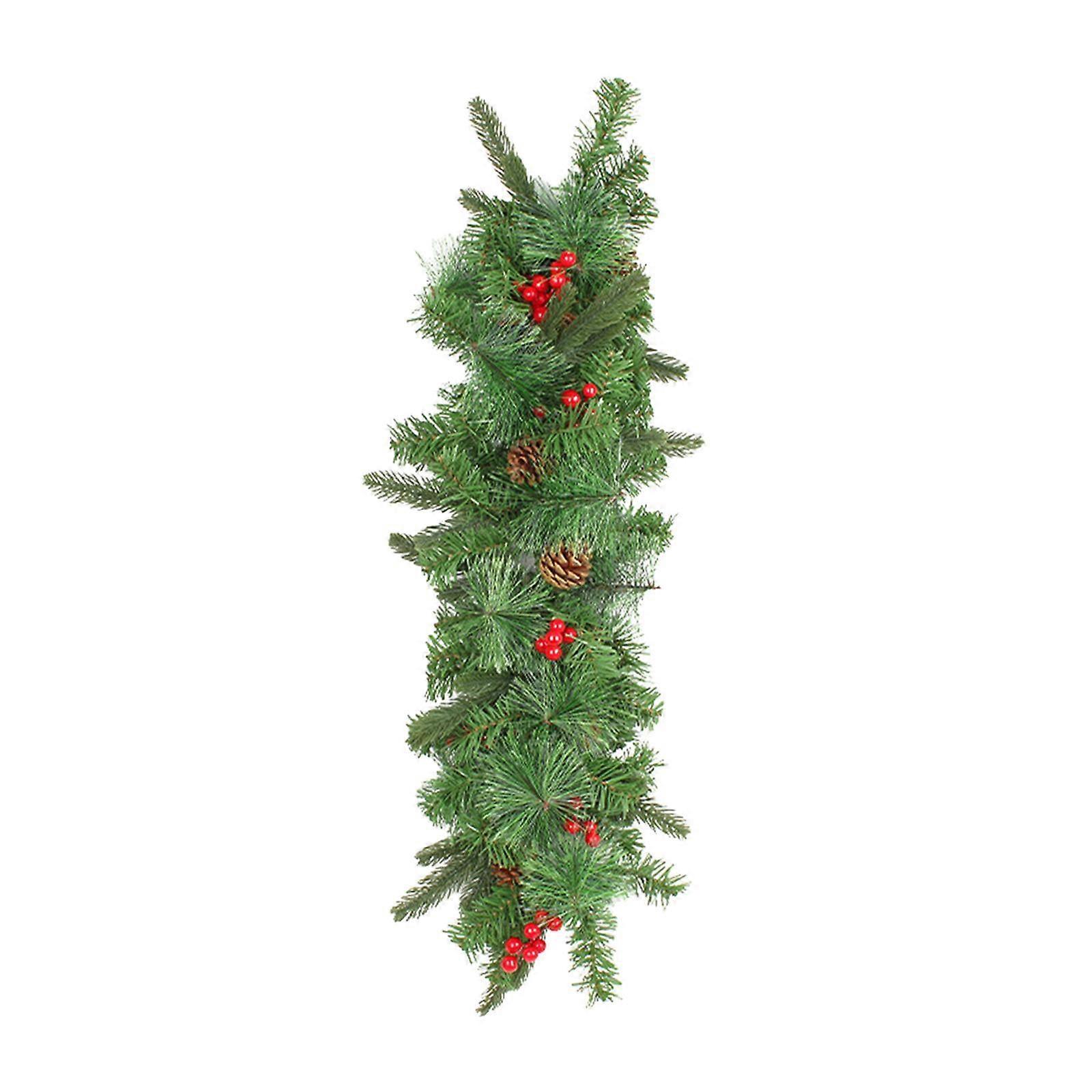 Artificial Christmas Mailbox Swag Xmas Decor for Indoor Outdoor Table Window