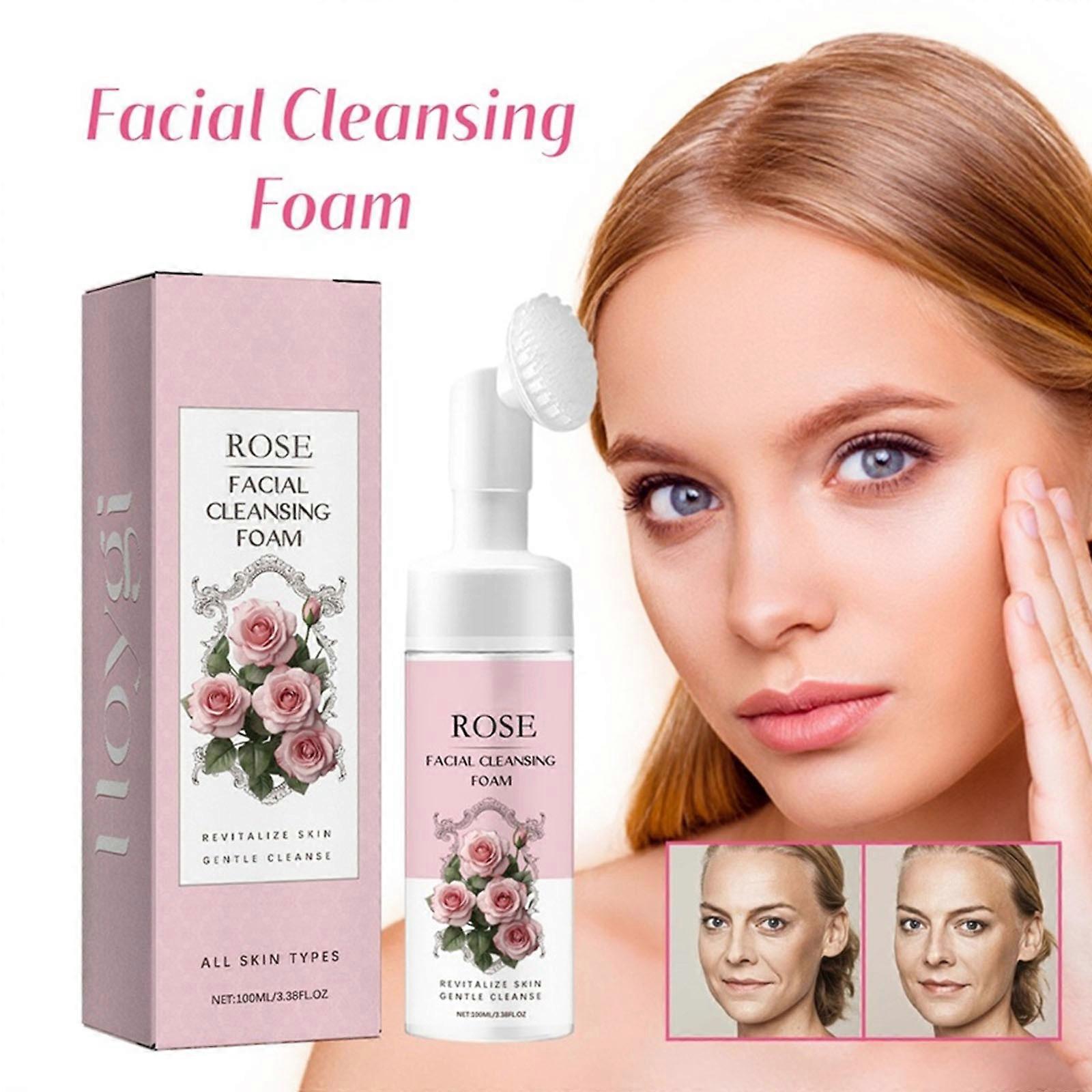Rose Cleansing Foam Rose Cleansing Foam Cleanser 100ml Flye1582