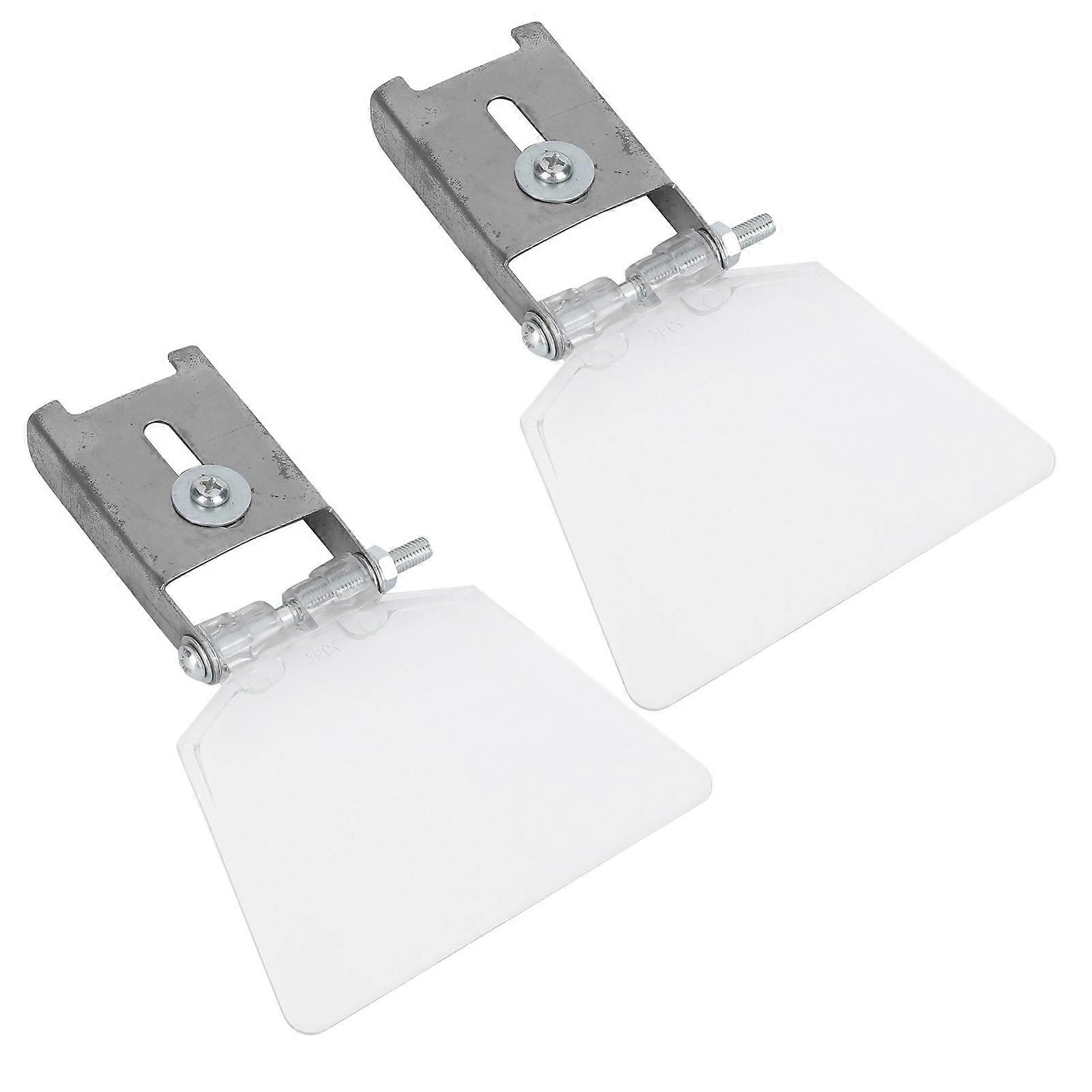 Bench Grinder Eyeshield Small Stainless Steel Case Tool Shield Attachment Accessories - 2Pcs