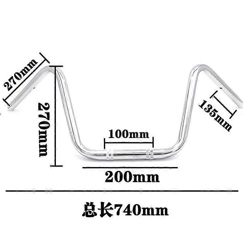 1" 25mm גרור כידון ידית מוט עבור הארלי הונדה מסוק ביג דוג בובר מותאם אישית
