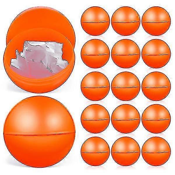 25 Pcs Lottery Balls Raffle Round Plastic Hollow Openable Game Props