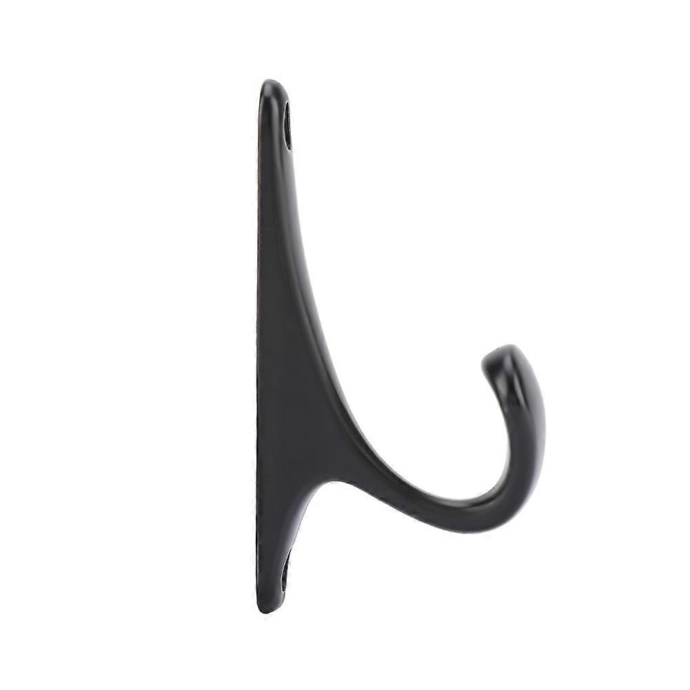 Matte Black Wall Mounted Coat Hook Bathroom Closet Clothes Rack Holder Hooks