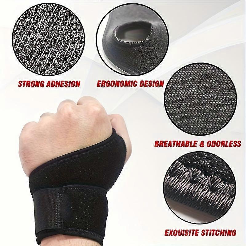 1pc Adjustable Wrist Brace Wrap, Comfortable Wrist Splint Support For Arthritis, Carpal Tunnel And Tendonitis, Suitable For Left And Right Hand