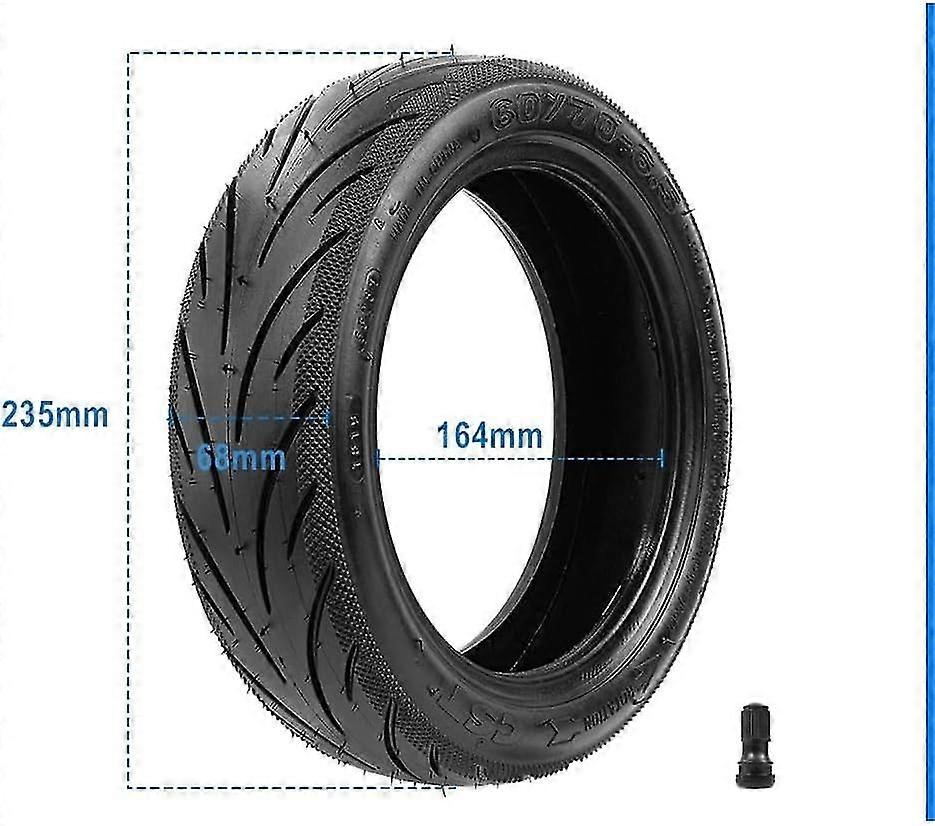 10 Inch Tubeless Tire 6070-6.5 Electric Scooter Tyre Front and Rear Outer Tyre