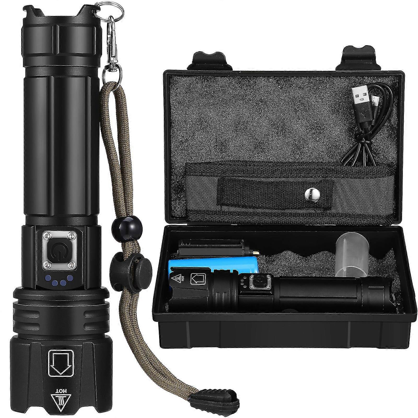 Flash Light Rechargeable Flashlights Led Flashlights Led Torch Multifunction Flashlight 5000mAh-FCY