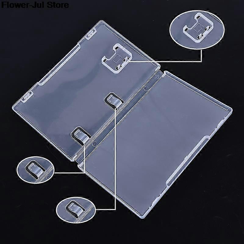 1pc Game Card Storage Case Box Transparent Cartridge Holder Shell for Switch Box Storage Shell Book Holder for Inserted Cover