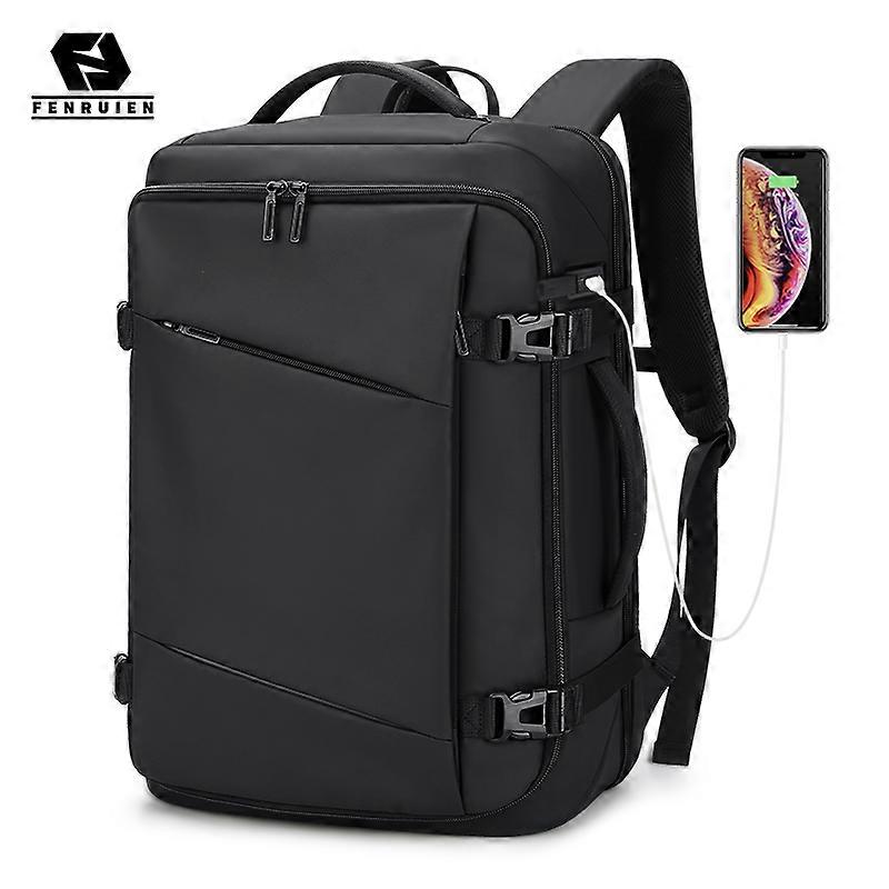FENRUIEN 17 Inch Travel Backpack For Men - TSA Friendly, USB Charging, Water-Resistant, Business & Laptop Bag - View #11