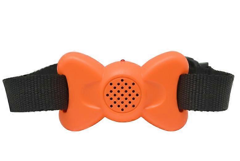 Automatic Voice Control Bark Arrester Collar Pet Supplies Trainer(orange)