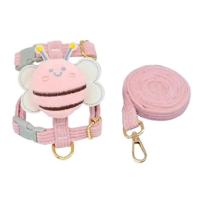 Dog Harness and Leash Set with Metal D-Ring Soft Harnesses for Small Dog