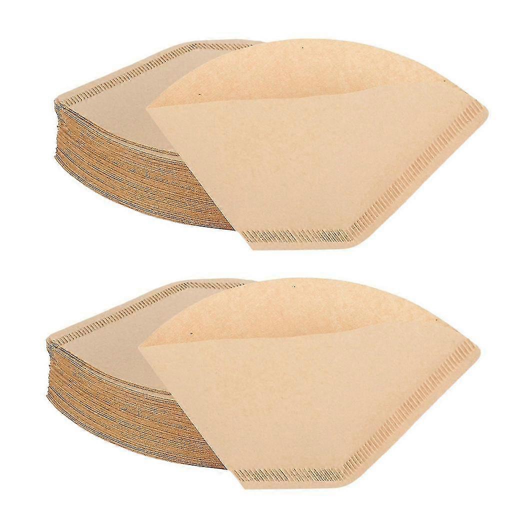 200pcs Coffee Filters Disposable Cone Paper Coffee Filter Natural Unbleached Filter 4-6 Cup
