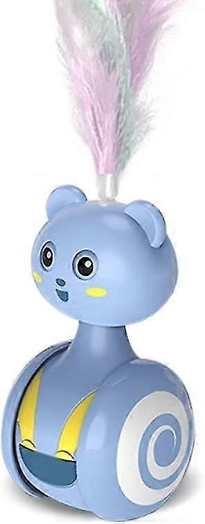 Cat Interactive Toys With Rolling Ball Kittens Play Automatic Sensing Teaser Wand Pet Toy