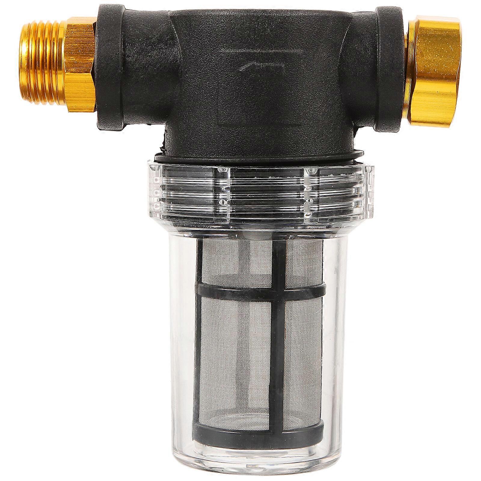 Hose Filter Washer Inlet Filter Clean Sediment Filter Water Filter for Garden(US Standard)