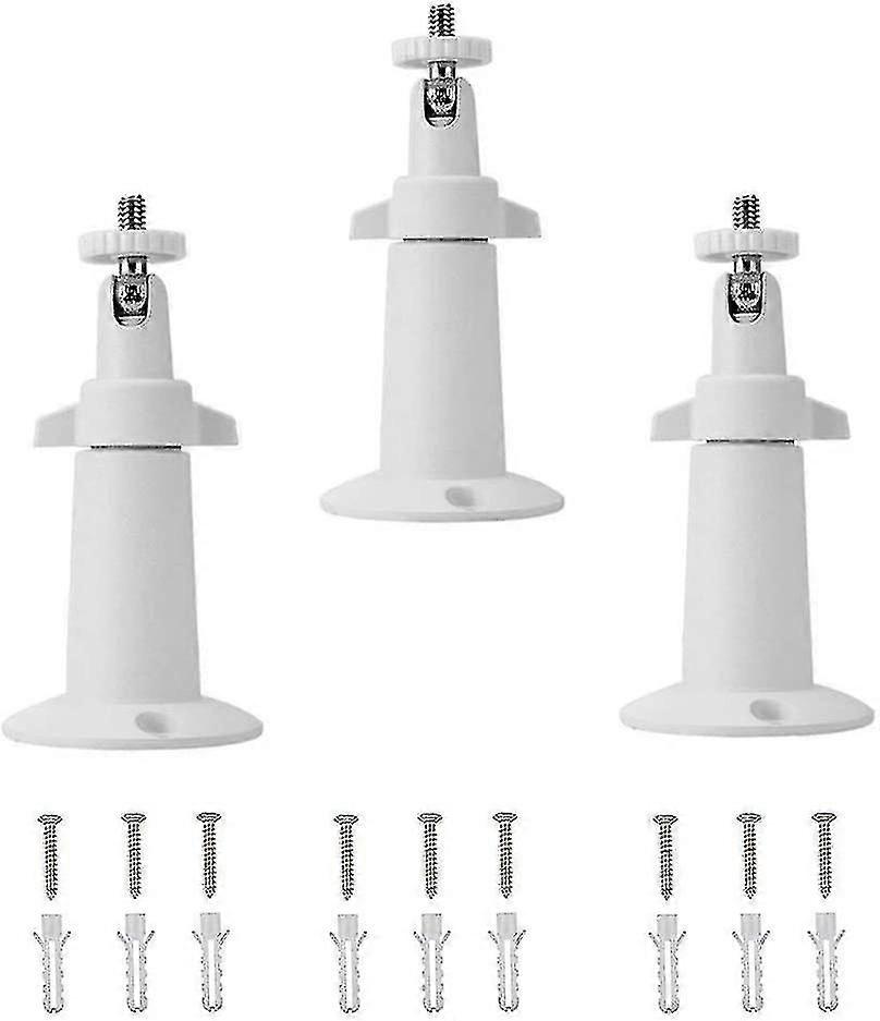3x supporto a parete esterno in metallo per Arlo Pro 2, Arlo Pro, Arlo, videocamera di sicurezza Arlo Go, supporto a soffitto regolabile a 360°