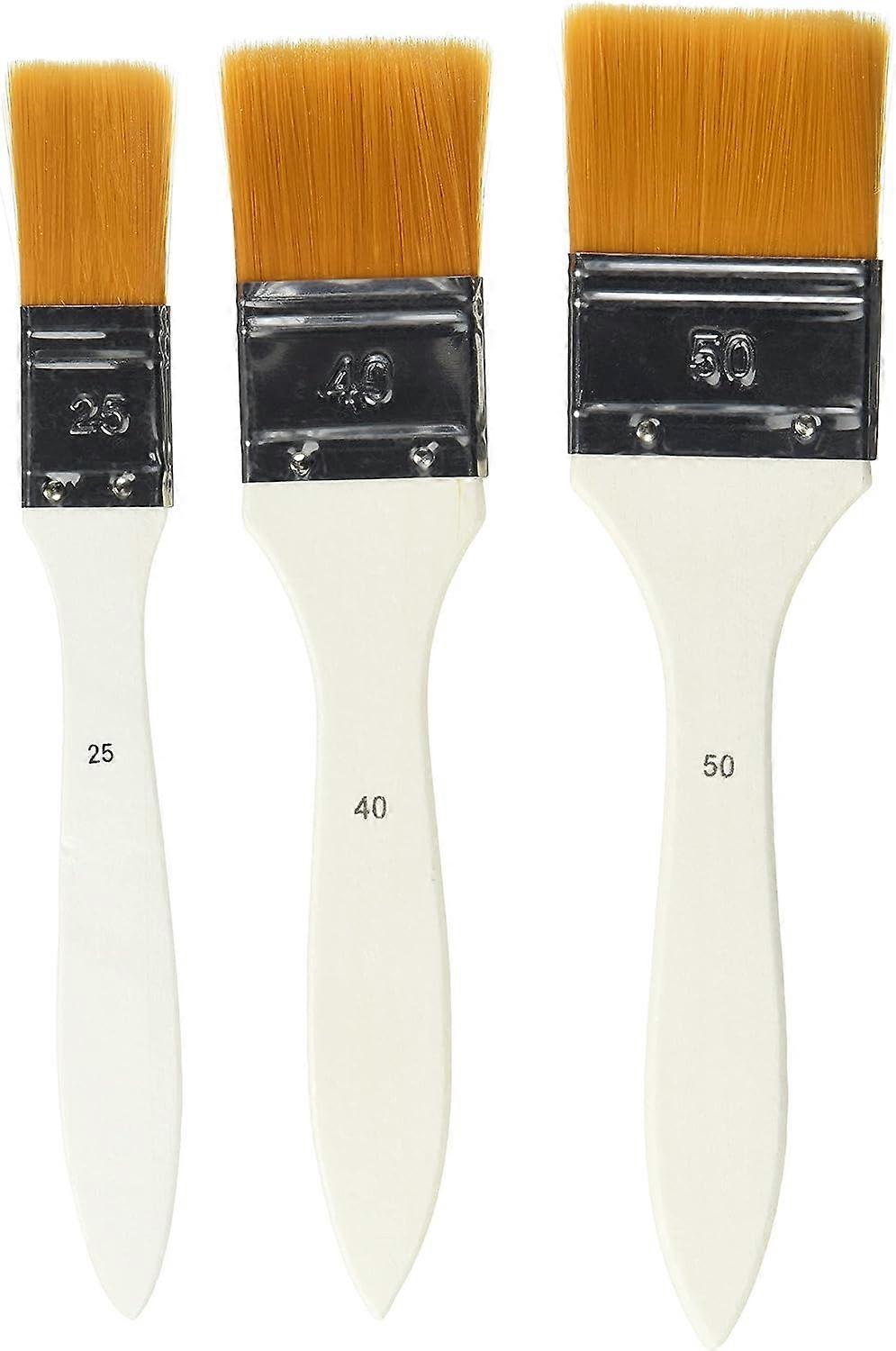 Brushes, Gold, Set of 3