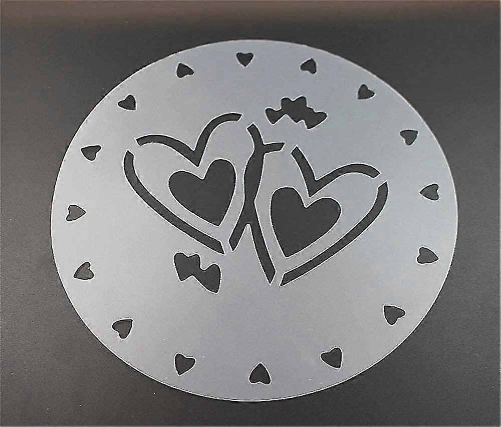 4in1 Plastic Cake Stencils Flower Spray Stencils Bakery Tools Diameter 20cm