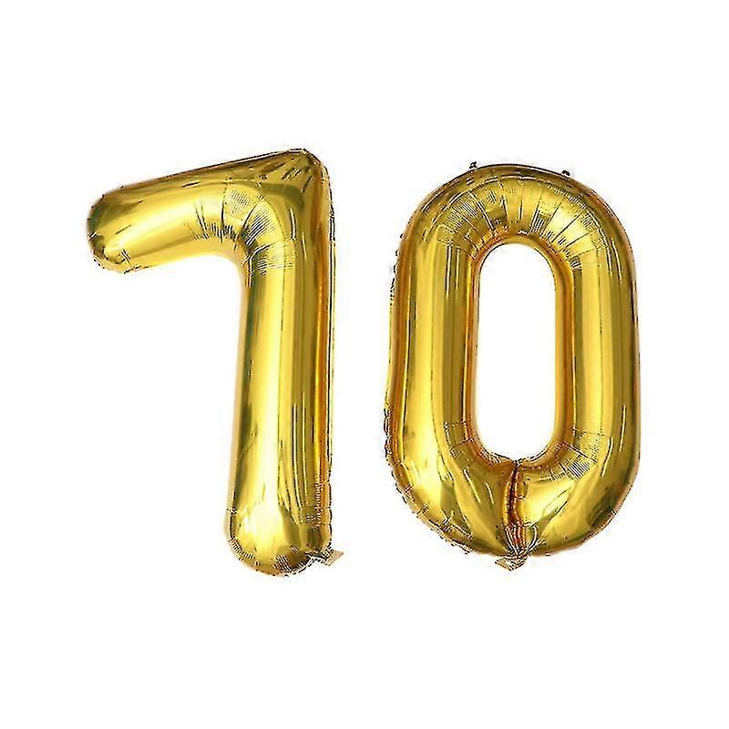 70pcs Alluminum Foil Balloons