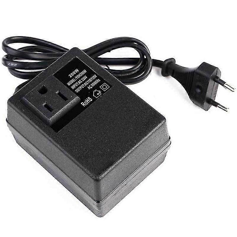 Voltage Converter Transformer 110v Travel Voltage Transformer Converter Eu Plug (only Used By Elect