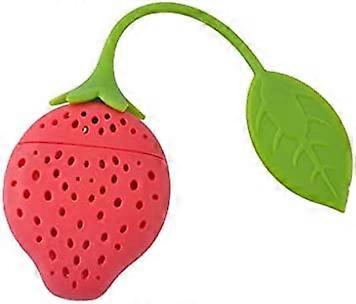 Strawberry Tea Filter Silicone Tea Bag Leaf Strainer Herbal Spice Infuser Filter Diffuser Strainers for Teapot TeacupAre