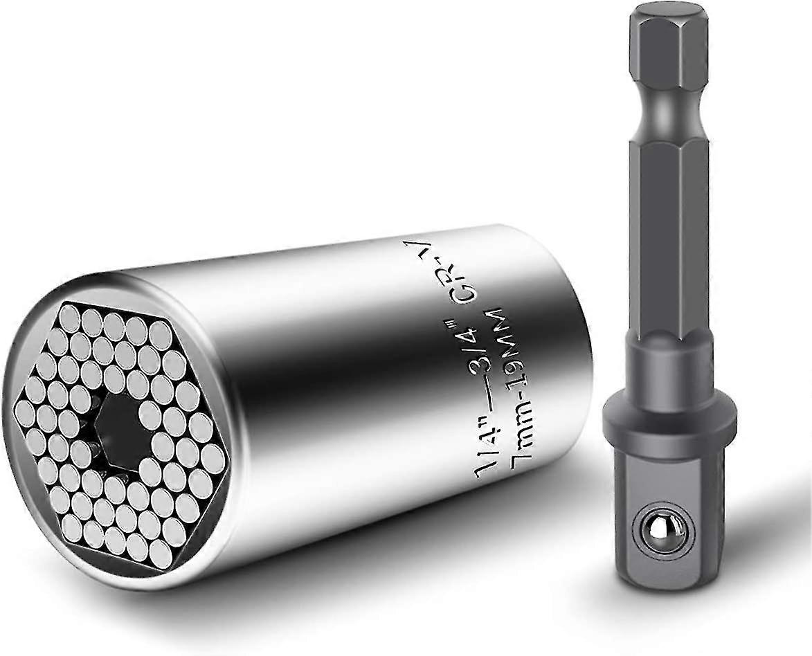Socket Wrench Universal Nut Socket Wrench 7-19mm Universal Wrench Nuts Multi Function Hand Tools
