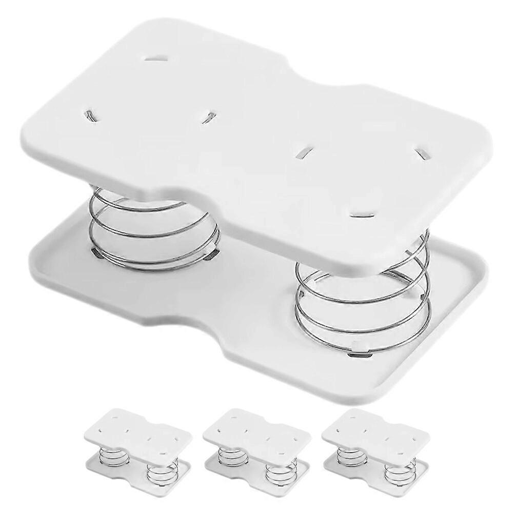 4pcs Taschentuch-Boxspring-Halter Feder-Support-Serviettenbox-Halterung Tissue-Box-Halterung