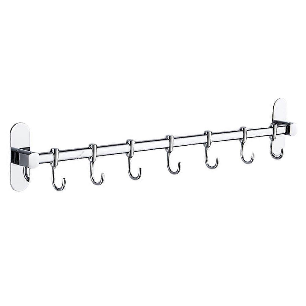 1Pc Kitchen Hanger Stainless Steel Storage Rack for Home Silver