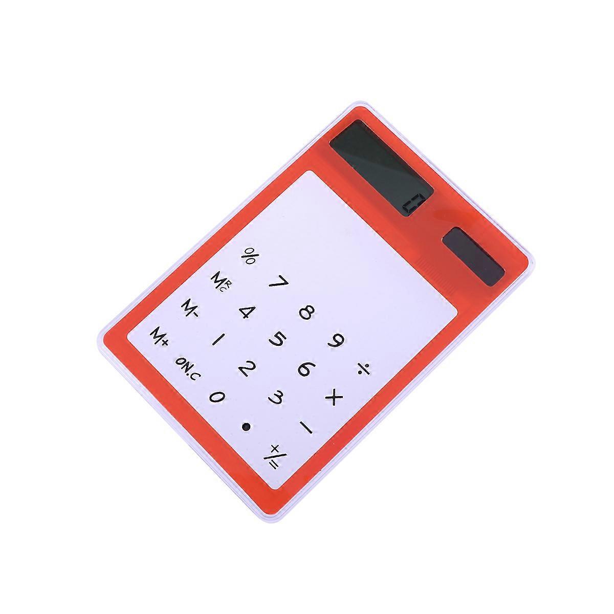 Students Calculator Transparent Calculator Portable Calculator Mini Calculator Touch Screen Calculator