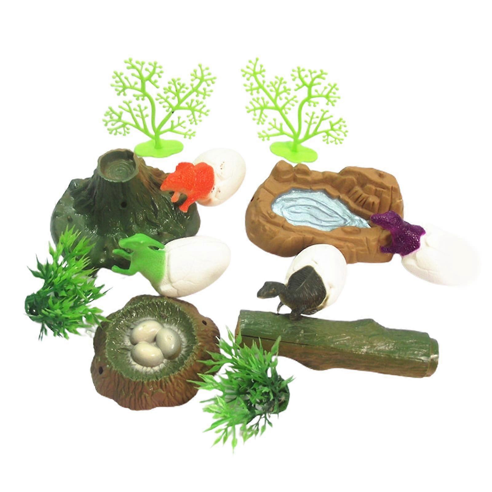 1 세트 공룡 알 장난감 참신한 야생 숲 동물 그림 장난감 어린이 교육 학습 장난감 선물 어린이