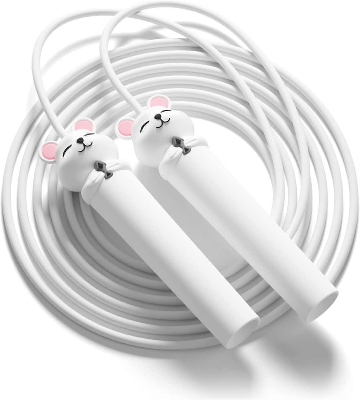 Children Jump Rope Adjustable Rope and Tangle-free,PVC Speed Ropegreen (4-D-W)