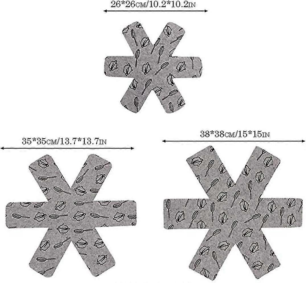 Pot And Pan Protectors,12 Set 3 Sizes, Cookware Protector Set