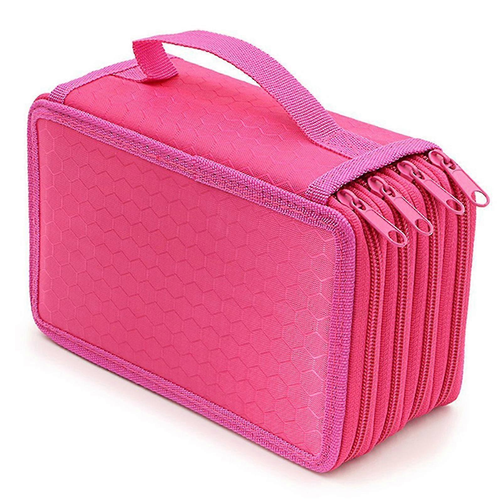 4 Layer Pencil Case Student Large Capacity Stationery Bag Pen Storage Organizer Box Pouch