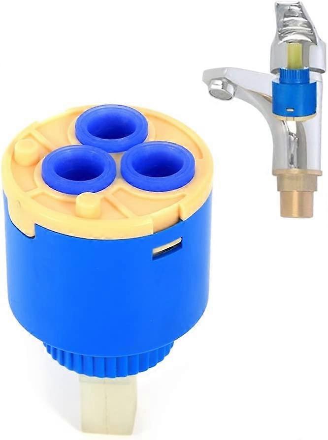 35/40mm Ceramic Cartridge Faucet Replacement Water Mixer Tap Inner Control Faucet Valve(35mm)