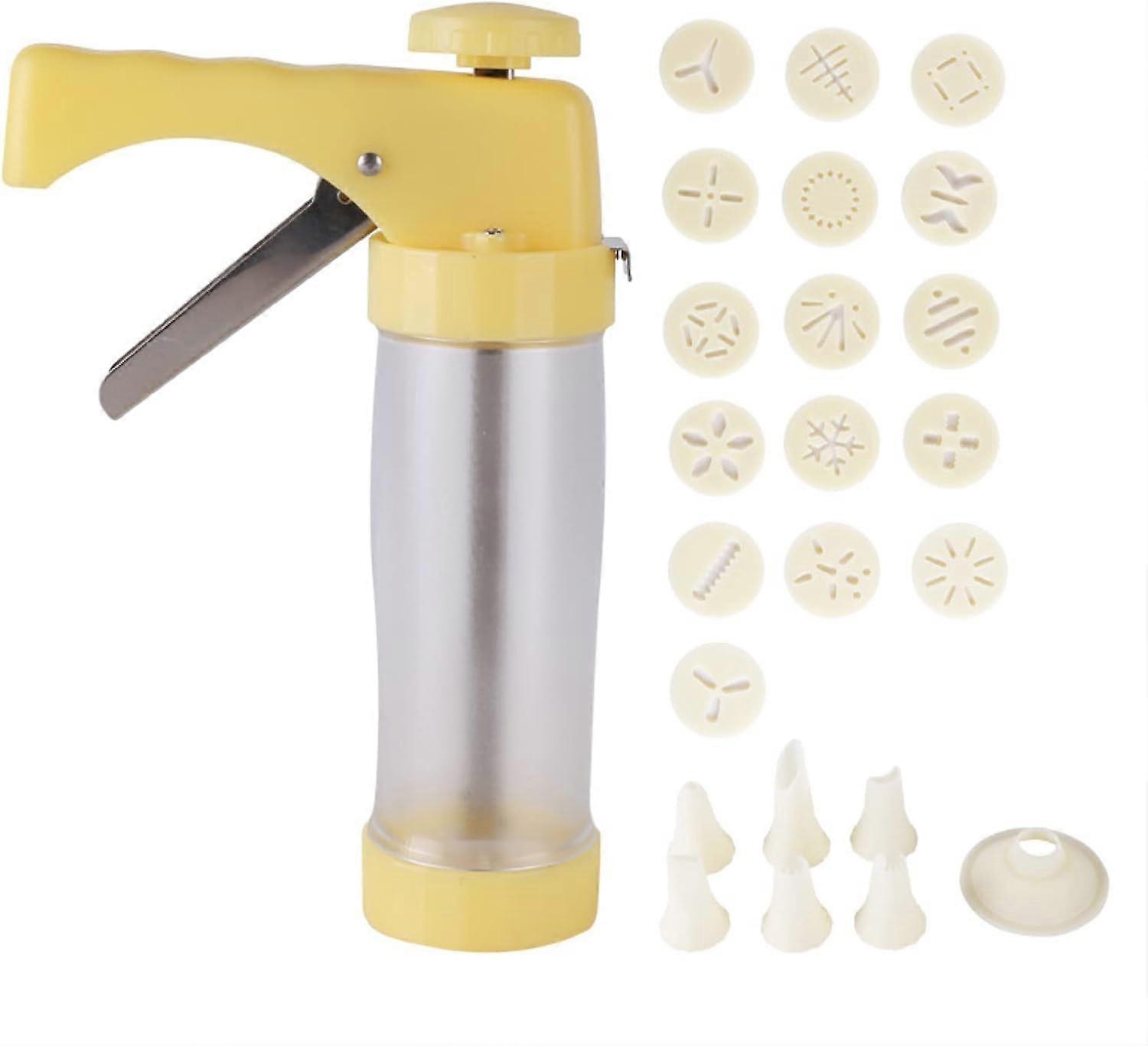 Cookie Press Maker Biscuit Gun Kit Baking Making Cake Icing Mousse Pastry Bread Mould Bakeware Decorating Tools Accessories