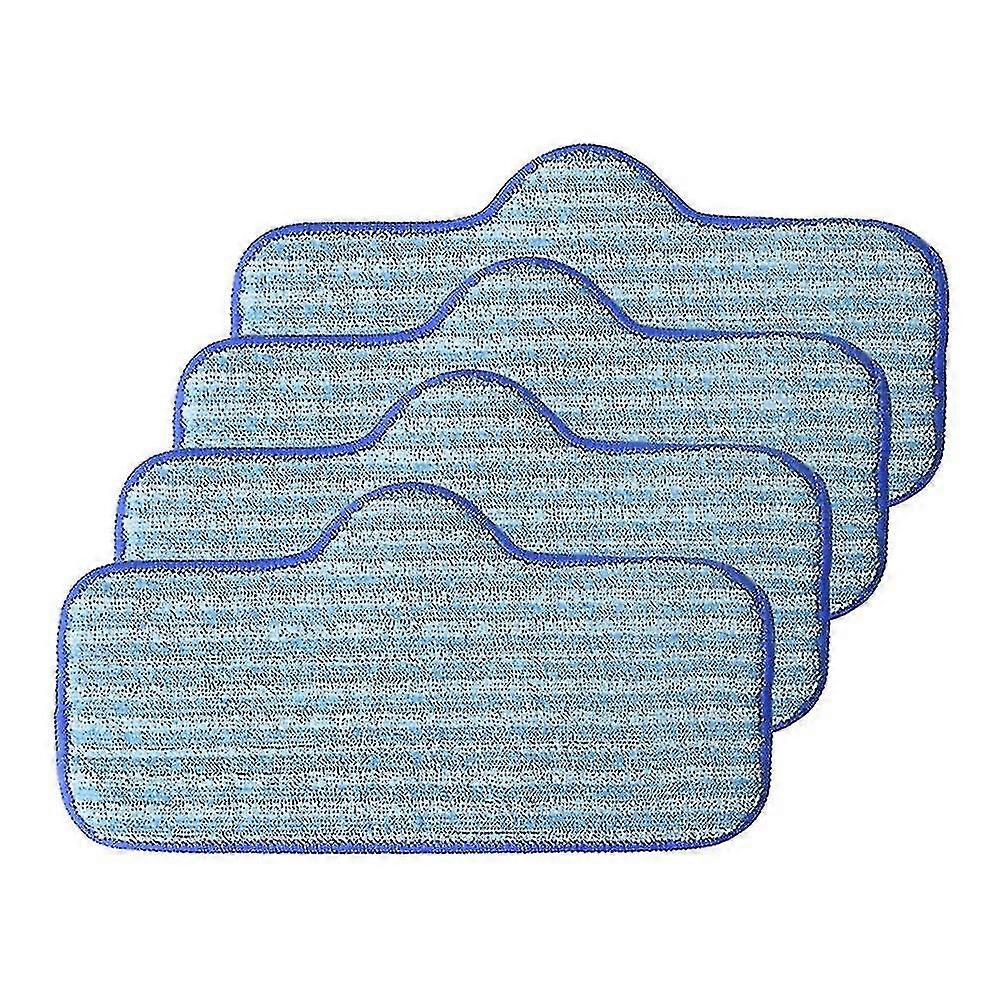 4 Pcs Replacement Microfiber Pads For Dupray Neat Steam Mop, Washable
