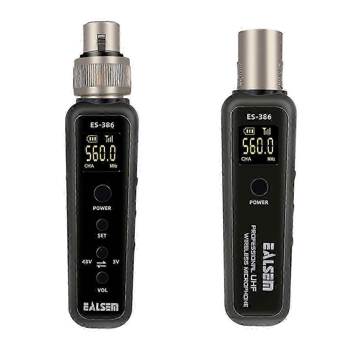 UHF Wireless Microphone Converter XLR Transmitter Receiver Microphone Wireless System for Dynamic