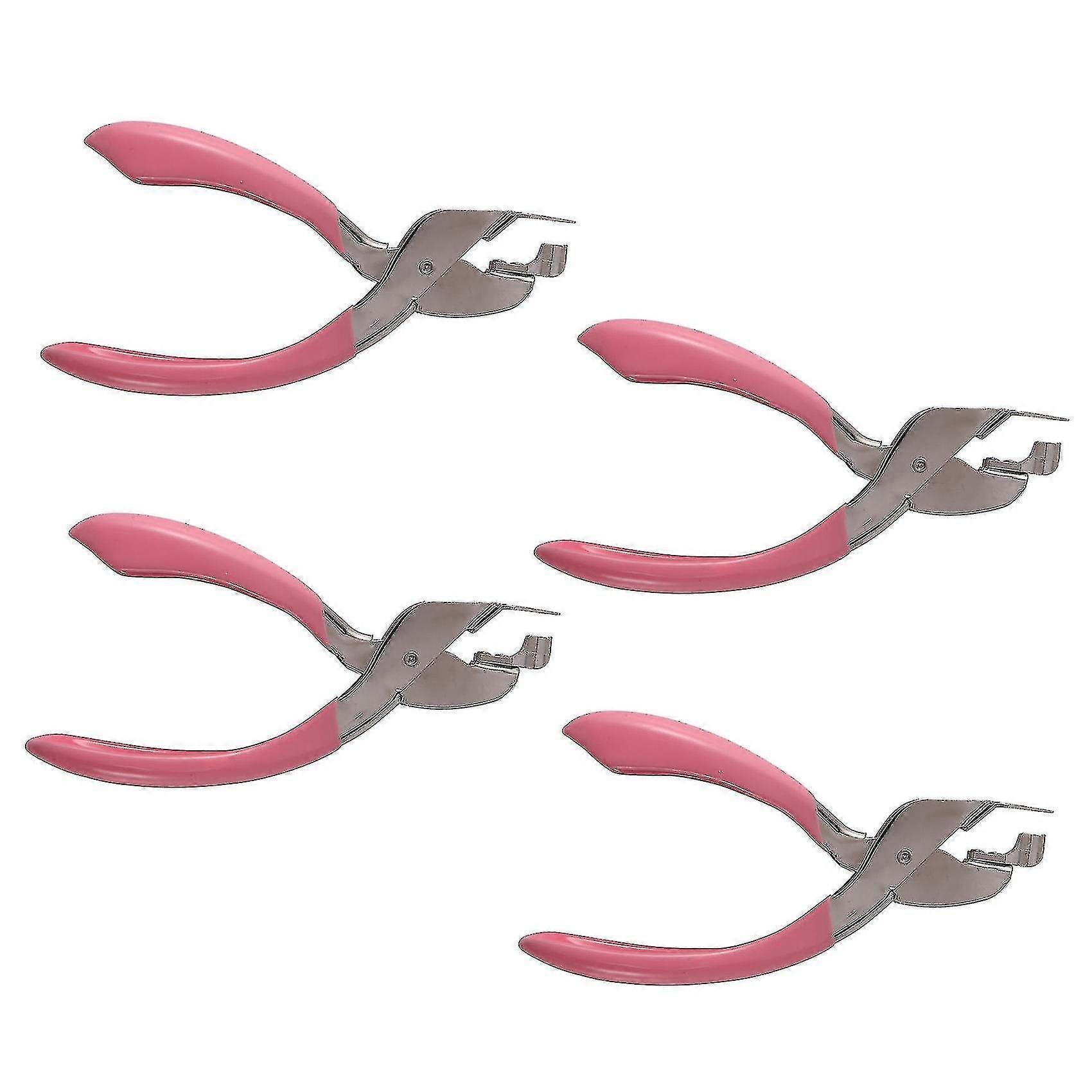 4x Handheld Staple Remover Lifter Opener Spring-loaded Staple Puller