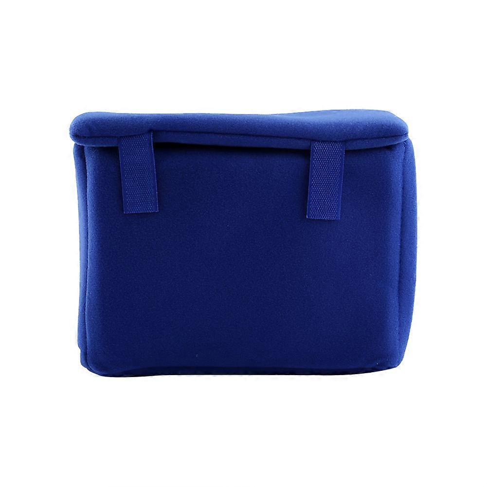 Portable Camera Inner Partition Padded Case Bag Camera Insert For SLR DSLR Camera(dark blue)