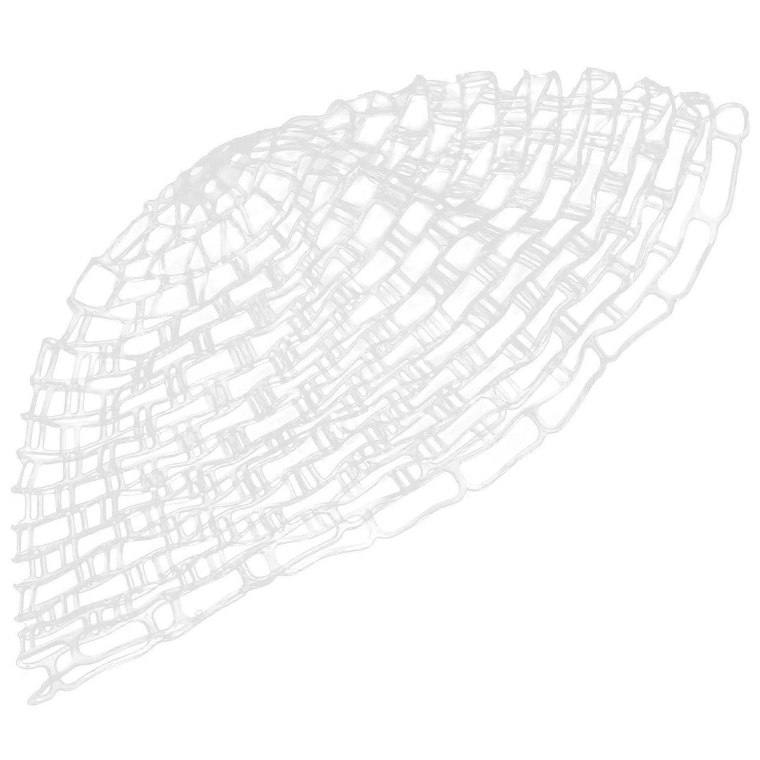 Sac de rechange pour filet de pêche à la mouche en caoutchouc transparent de 47 pouces